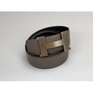 HERMES CONSTANCE REVERSIBLE SILVER H BUCKLE BELT